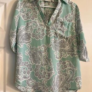 Paisley Print Women's Top